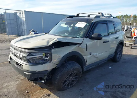 2024 Ford Bronco Sport Big Bend из США, поврежденный, VIN 3FMCR9B69RRE65555